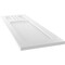 Ekena Millwork True Fit PVC San Miguel Mission Style Fixed Mount Shutters, White, 12W x 77H, PR TFP001SM12X077WH - alternate 6